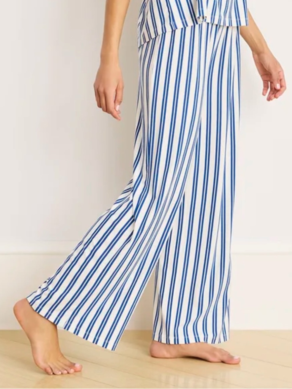 Lake Women’s Daydream DreamModal Vertical Stripe Wide Leg Lounge/Sleep PANTS XXL